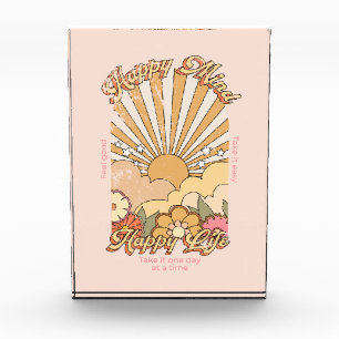 Bloque Para Fotos Happy Mind Happy Life Hippy Groovy Vibes