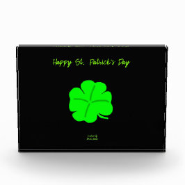 Bloque Para Fotos Happy St. Patrick's Day Horizontal Photo Block