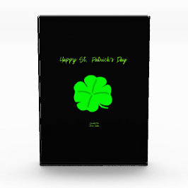 Bloque Para Fotos Happy St. Patrick's Day Vertical Photo Block