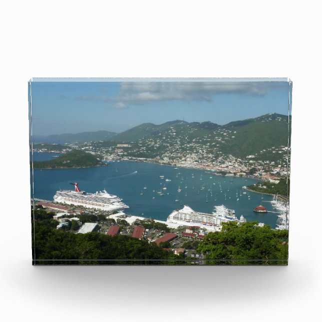 Bloque Para Fotos Harbor at St. Thomas US Virgin Islands (Anverso)