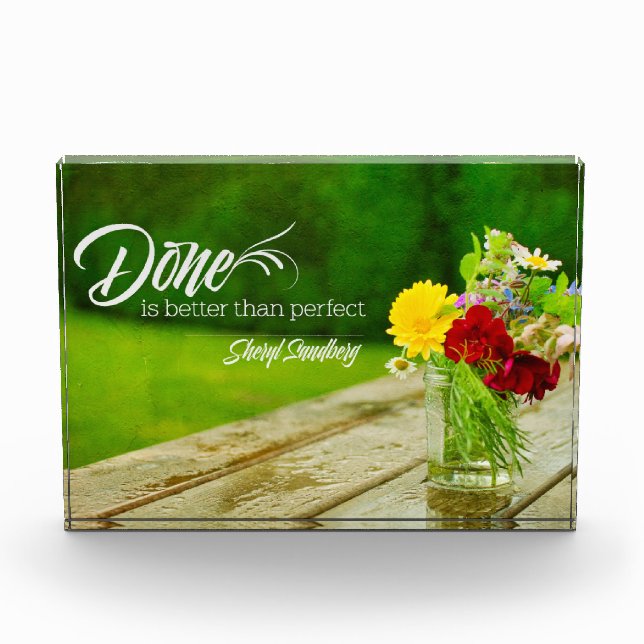 Bloque Para Fotos Hecho Mejor Que Perfecto (Anverso)