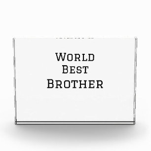 Bloque Para Fotos Hermano mejor del mundo agregar nombre texto depor