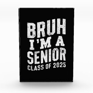 Bloque Para Fotos Hermano, soy un estudiante de último año, graduaci