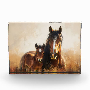 Bloque Para Fotos Hermosa pintura de yegua y hueso