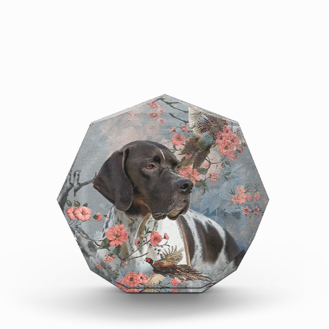 Bloque Para Fotos Hermoso puntero con faisanes (Anverso)