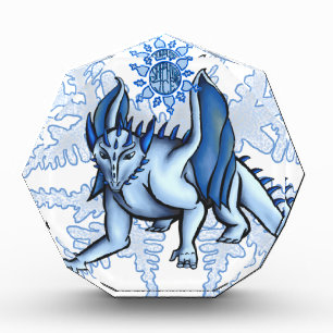 Bloque Para Fotos Hielo de zafiro "Consigue tu propio dragón"