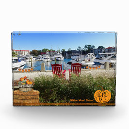 Bloque Para Fotos Hilton Head Island Harbour Town Marina Hello Fall