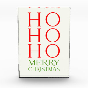 Bloque Para Fotos Ho Ho Ho Ho Feliz Navidad