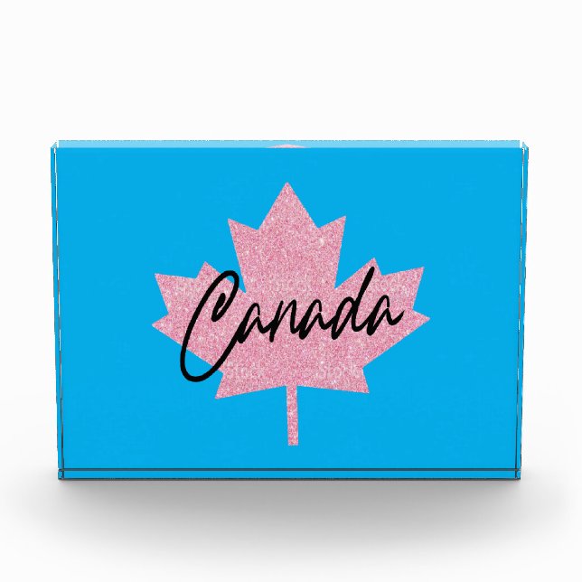 Bloque Para Fotos Hojas de arce de Canadá (Anverso)