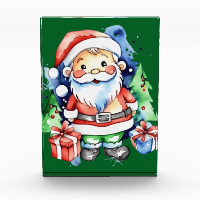 Bloque Para Fotos Ideas de regalo de Santa Claus (Anverso)