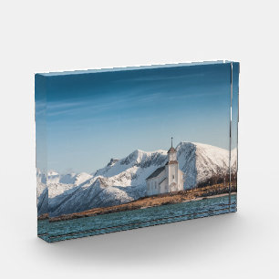 Bloque Para Fotos Iglesia de Gimsoy Lofoten Noruega
