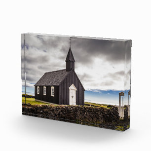 Bloque Para Fotos Iglesia Negra De Budir, Islandia