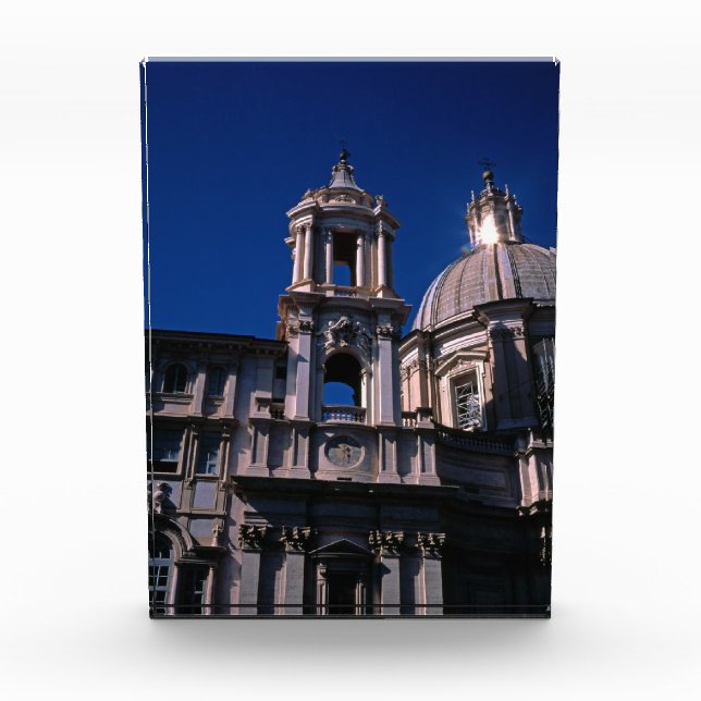 Bloque Para Fotos Iglesias Roma Italia (Anverso)