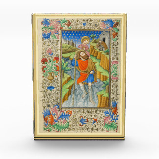 Bloque Para Fotos Iluminación medieval de Saint Christopher