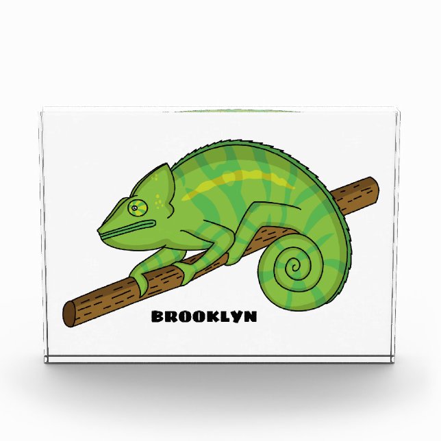 Bloque Para Fotos Ilustracion Chameleon de Parson (Anverso)
