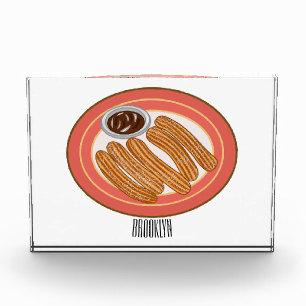 Bloque Para Fotos Ilustracion Churro personalizado