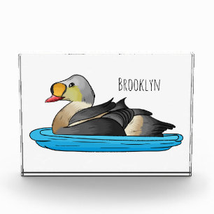 Bloque Para Fotos Ilustración de dibujos animados de pato real