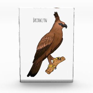 Bloque Para Fotos Ilustración de dibujos animados del águila halcón