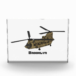 Bloque Para Fotos Ilustracion de helicópteros militares de Chinook