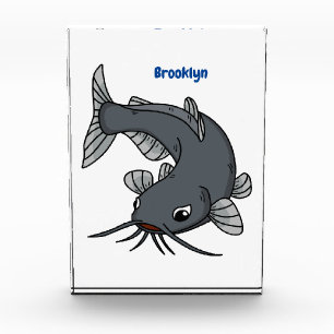 Bloque Para Fotos Ilustracion de personalizado de bagre cúbico