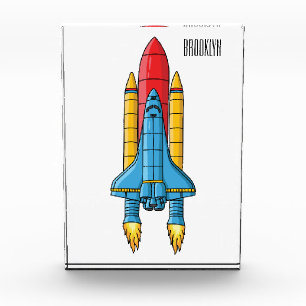 Bloque Para Fotos Ilustracion de personalizado de buques de cohetes