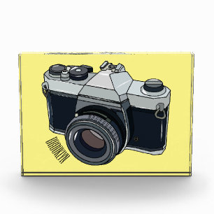 Bloque Para Fotos Ilustracion de personalizado de cámara de cine