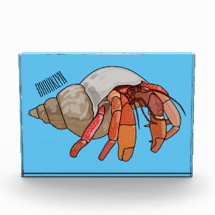 Bloque Para Fotos Ilustracion de personalizado de cangrejo ermitaño