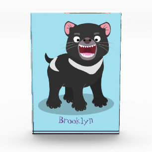 Bloque Para Fotos Ilustracion de personalizado de demonio de Tasmani
