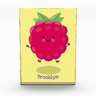 Bloque Para Fotos Ilustracion de personalizado de frambuesa alegre