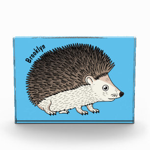 Bloque Para Fotos Ilustracion de personalizado de hedgehog espinoso