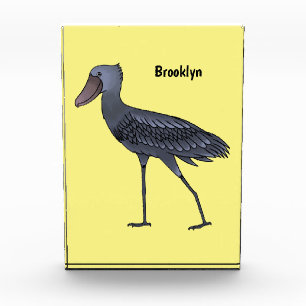 Bloque Para Fotos Ilustracion de personalizado de pájaro Shoebill