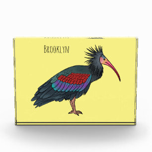Bloque Para Fotos Ilustracion de personalizado de pájaros ibis de ca