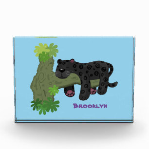 Bloque Para Fotos Ilustracion de personalizado de pantera negra de j