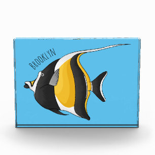 Bloque Para Fotos Ilustracion de personalizado de peces moro