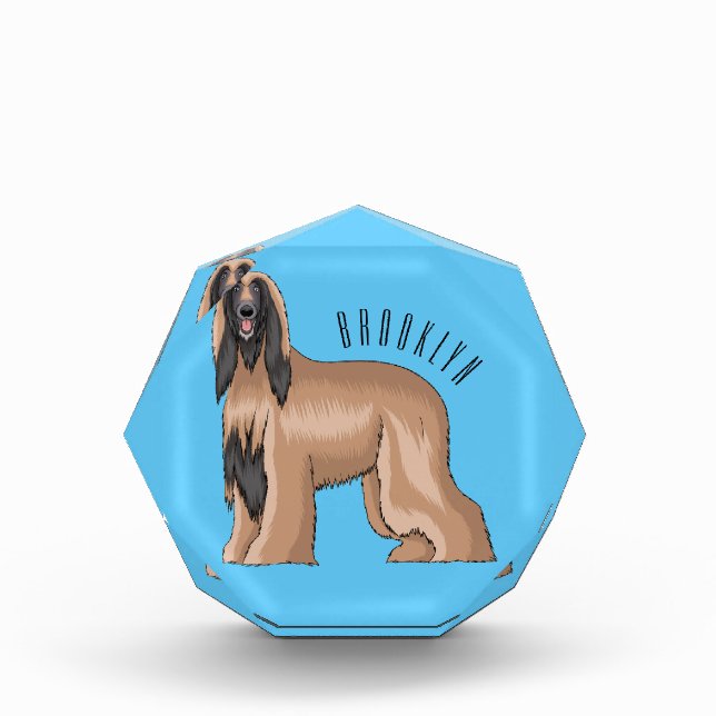 Bloque Para Fotos Ilustracion de personalizado de perro de perro per (Anverso)