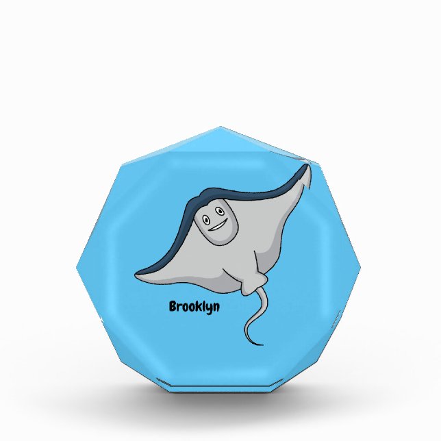 Bloque Para Fotos Ilustracion de personalizado de pescado de Stingra (Anverso)