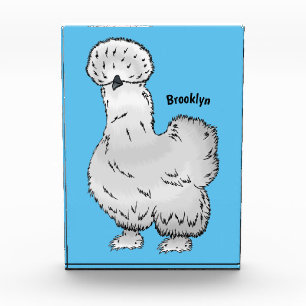 Bloque Para Fotos Ilustracion de personalizado de pollo de Silkie