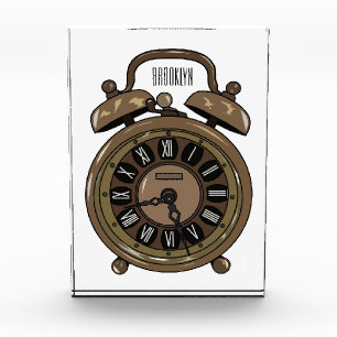 Bloque Para Fotos Ilustracion de personalizado de reloj de alarma