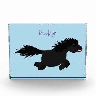 Bloque Para Fotos Ilustracion de personalizado del pony de Shetland