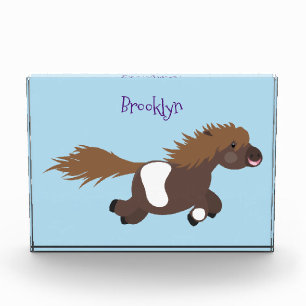 Bloque Para Fotos Ilustracion de personalizado del pony de Shetland
