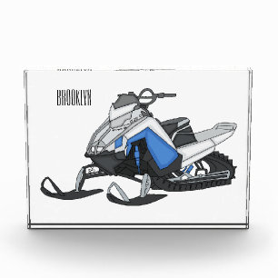 Bloque Para Fotos Ilustracion de personalizado para motos de nieve