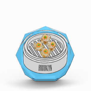 Bloque Para Fotos Ilustracion de Shumai dim sum personalizado