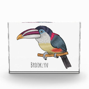 Bloque Para Fotos Ilustracion del personalizado de aves de Curl cres