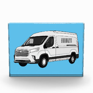 Bloque Para Fotos Ilustracion del personalizado de la camioneta de e