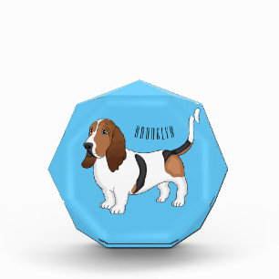Bloque Para Fotos Ilustracion del personalizado del perro de enlace