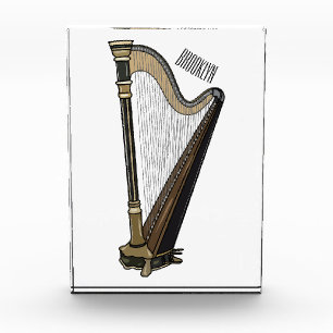Bloque Para Fotos Ilustracion Harp personalizado