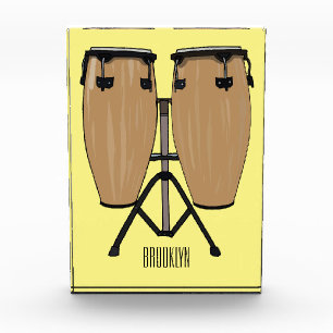 Bloque Para Fotos Ilustracion personalizado Bongo drum