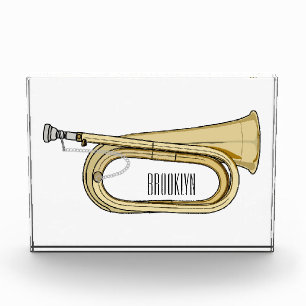 Bloque Para Fotos Ilustracion personalizado Bugle