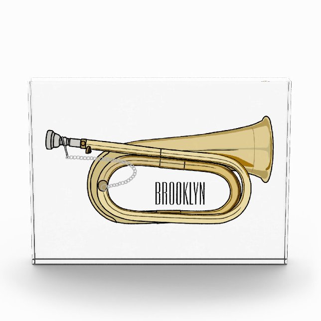 Bloque Para Fotos Ilustracion personalizado Bugle (Anverso)