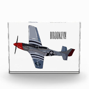 Bloque Para Fotos Ilustracion personalizado de bombarderos